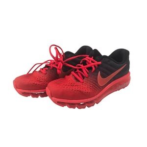 Nike Air Max 2017 Red Black Gradient Running Shoes 849559-600 Mens 7.5
